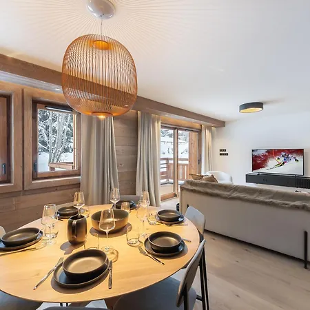 Apartment Neuf Avec Terrasse, 2 Pres Des Pistes, Sauna, Hammam, Salle De Sport, Parking - Fr-1-569-57 Megeve