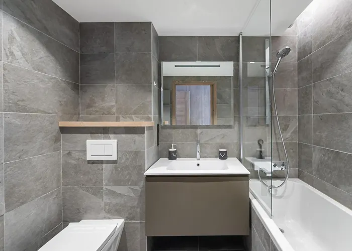 Neuf Avec Terrasse, 2 Pres Des Pistes, Sauna, Hammam, Salle De Sport, Parking - Fr-1-569-57 Appartement Megève